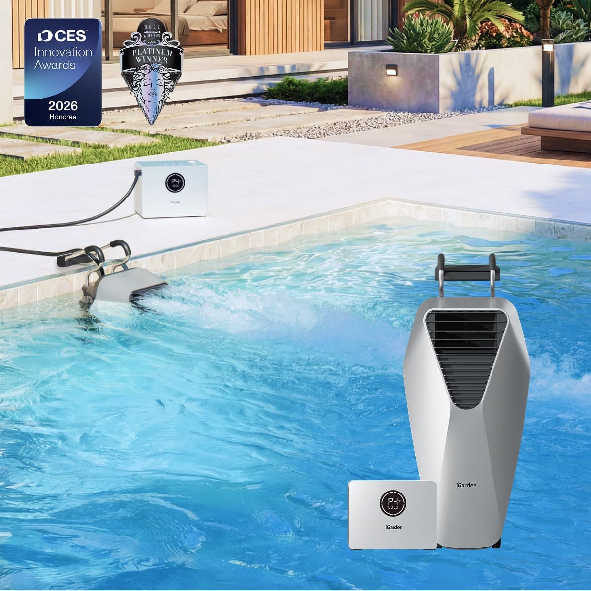 SwimJet in werking, bekroond met de CES Innovation Award 2026